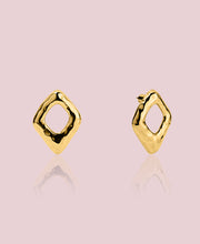 Gold earrings