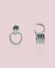 Silver earrings
