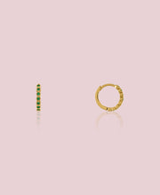 Green earrings
