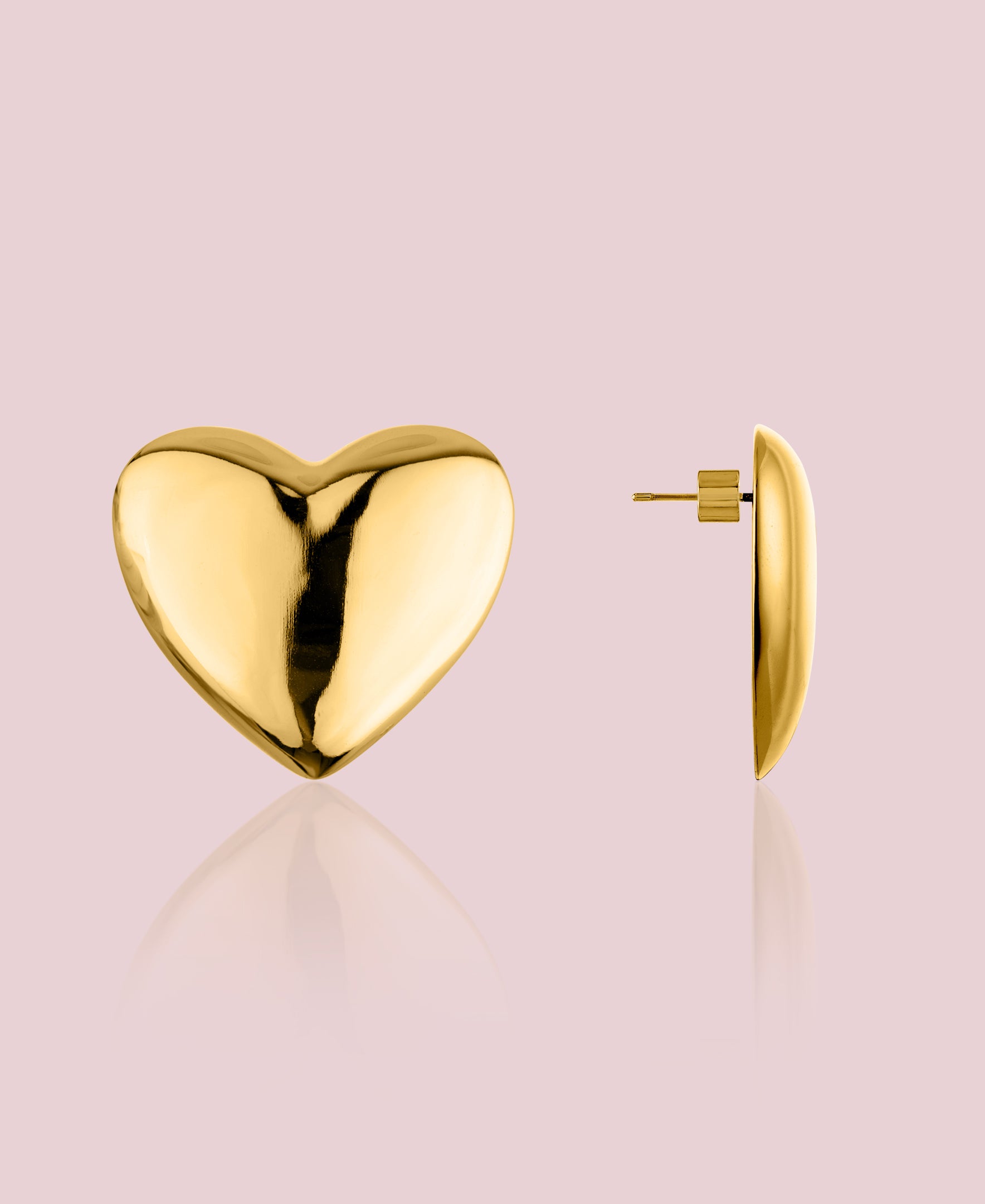 Okan Earrings - Unique Vintage Heart Design | Oma The Label