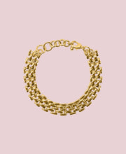 Gold-plated multi-chain bracelet by Oma the Label - a chic and timeless accessory perfect for any outfit.