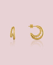 New and Updated Dainty Hoops in 18k Gold Plated Brass