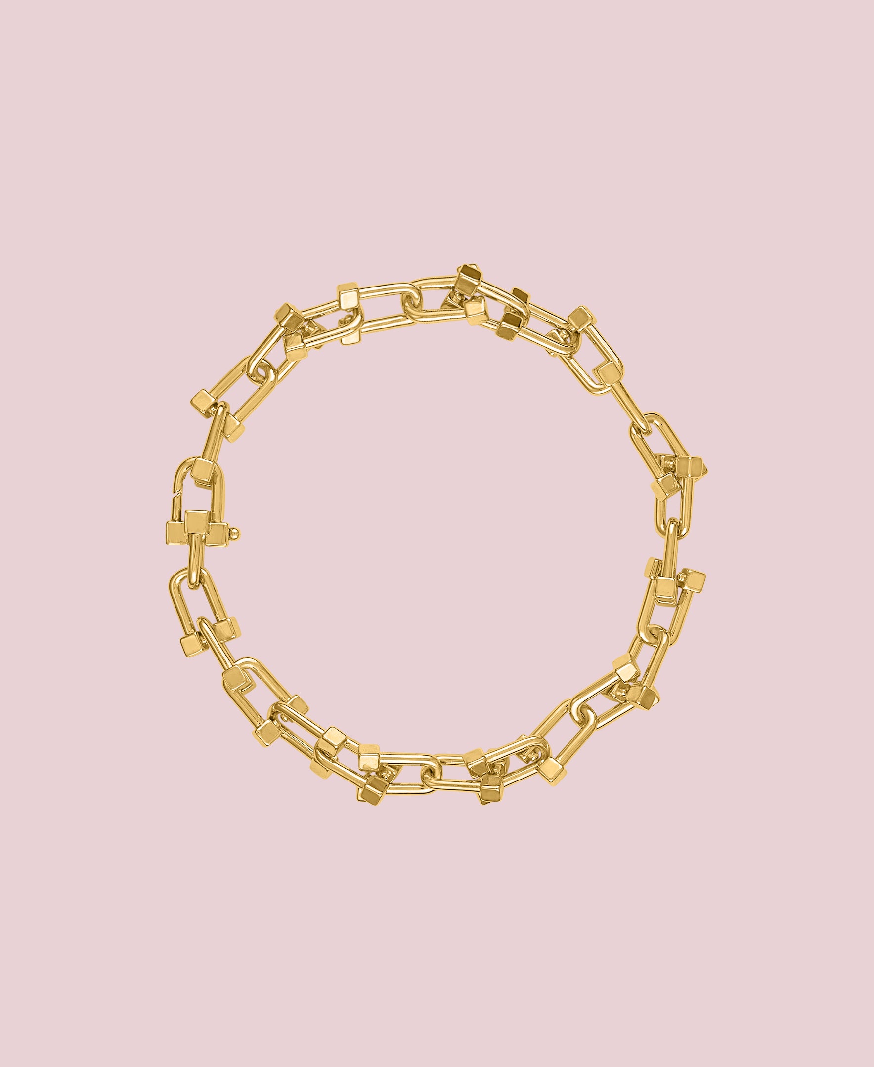 Bracelet in 18k gold, large.
