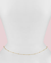 Elegant gold-plated Dreamy Body Chain with adjustable extension