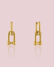 Adjustable Zoë Earrings in 18k Gold-Plated Brass